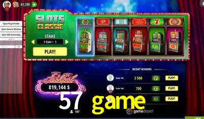 Descubra o Mundo do Cassino Online com 57 game